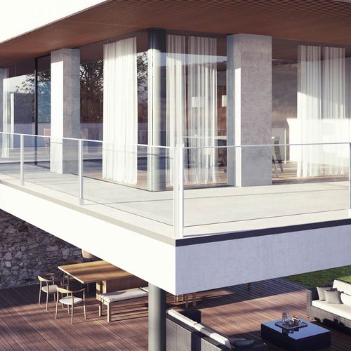 Metal edge trim - CERFIX PROTEC CPQV - PROFILPAS - for tile / edge / white
