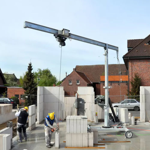 Compact mini crane - MK 300 / MK 400 - Böcker Maschinenwerke GmbH - telescopic / mobile / rubber-tired