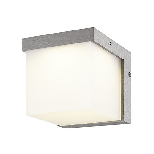 Contemporary wall light - LUXI 139 : OU13512 - Indigo Lighting - outdoor / cast aluminum / cube-shaped