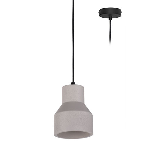 Pendant lamp - SANDY 4 E27 : SU12056 - Indigo Lighting - concrete / contemporary / corded