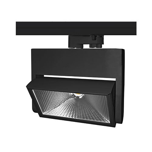 LED track light - FLASH : TR124NW05 - Indigo Lighting - square / cast aluminum / commercial