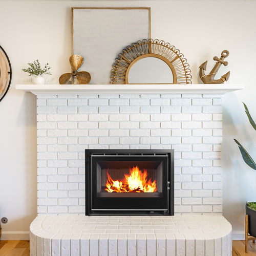 wood-burning fireplace insert - BELLIDO Manufacturas Metálicas, S.L.