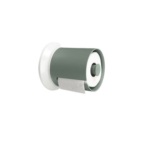 Wall-mounted toilet paper dispenser - GRIFFON - aluminum / porcelain / Made in France