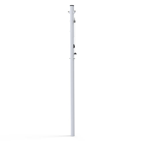 Socketed volleyball post - S30176 - SODEX SPORT - aluminum / white / powder-coated