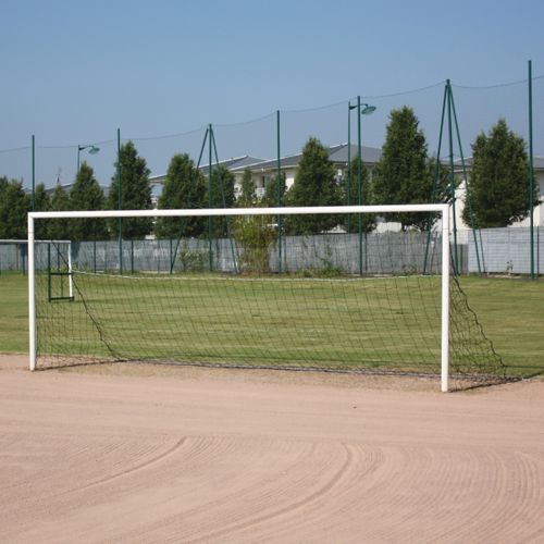Aluminum football goal - S12102 - SODEX SPORT - fixed / socketed / white
