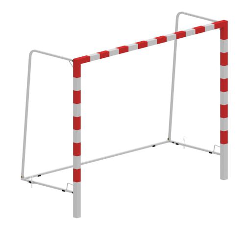 Competition handball goal - S16217 - SODEX SPORT - aluminum / socketed / white