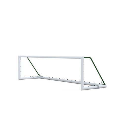 Aluminum football goal - S12237 - SODEX SPORT - transportable / white / plastic-coated