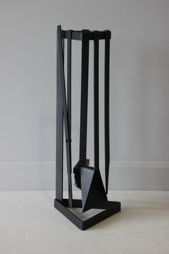 Steel fireplace set - TRIO - Vyrosa