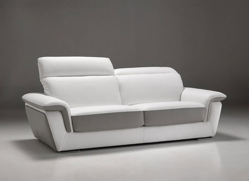 Contemporary sofa - CITY - VAMA Divani - leather / reclining / with headrest
