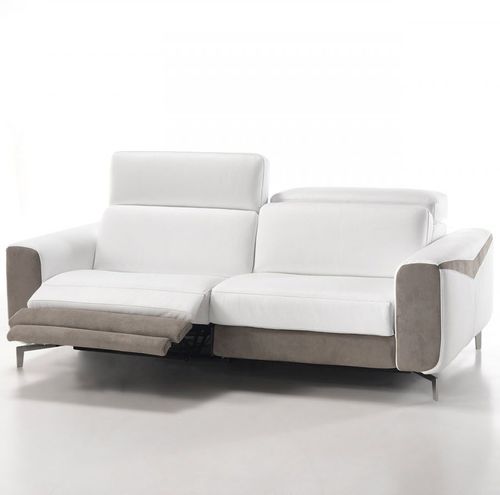 Contemporary sofa - FEELING - VAMA Divani - fabric / leather / reclining