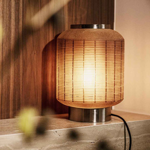 Table lamp - HANABI - CFOC - nickel / glass / contemporary