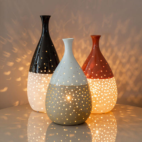 Table lamp - CELESTE - CFOC - porcelain / traditional / corded