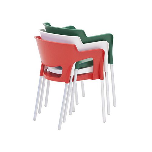 Contemporary restaurant chair - Ezpeleta - indoor / polypropylene / stackable