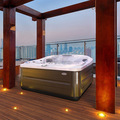 Above-ground hot tub - J-445™ - JACUZZI - square / 6-person / acrylic