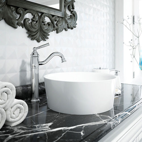 Countertop washbasin - LEONORA®  - JACUZZI - Solid Surface / high-gloss / round