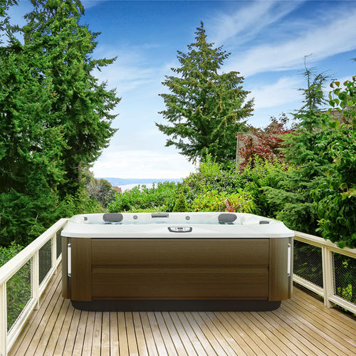 Above-ground hot tub - J-375™ - JACUZZI - square / corner / 6-person