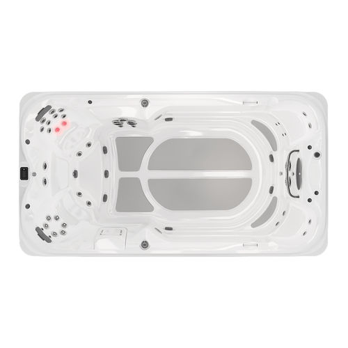 Built-in swim spa - J-14 POWERACTIVE™ - JACUZZI - rectangular / 1-person / acrylic
