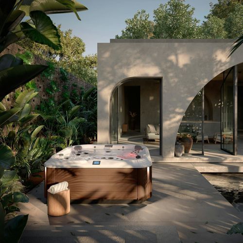 Above-ground hot tub - J-365&trade; - JACUZZI - rectangular / 6-person / 7-person