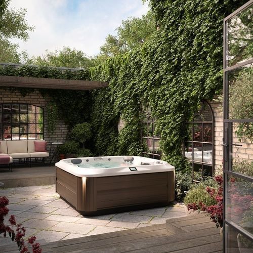 Above-ground hot tub - J-335&trade; - JACUZZI - square / 6-person / acrylic