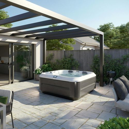 Above-ground hot tub - J-325&trade; - JACUZZI - rectangular / 5-person / acrylic