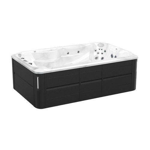 Above-ground swim spa - J-12 FLOW&trade; - JACUZZI - rectangular / 8-person / acrylic