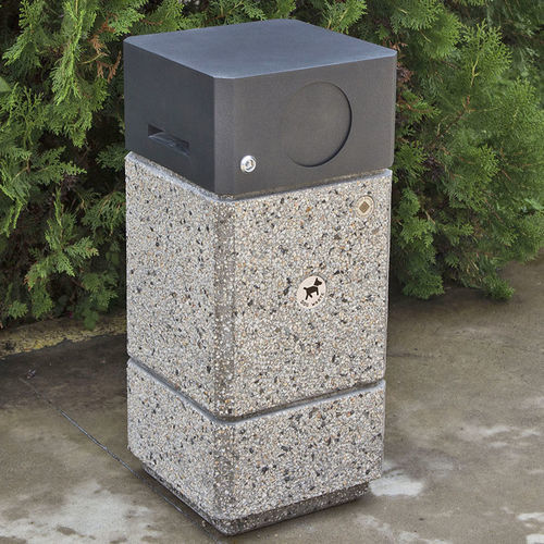 Public trash can - 181 - Encho Enchev - ETE - free-standing / galvanised steel / powder-coated steel