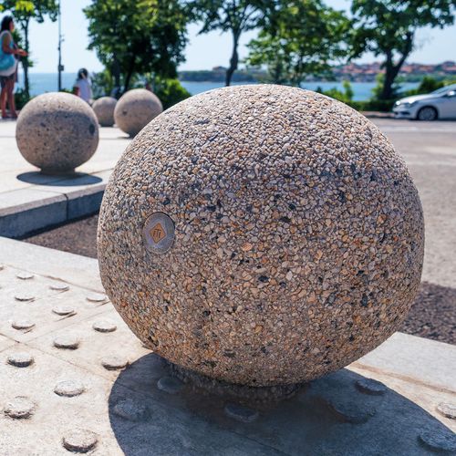 Security bollard - 11 - Encho Enchev - ETE - parking prevention / high-performance concrete / fiber-reinforced concrete
