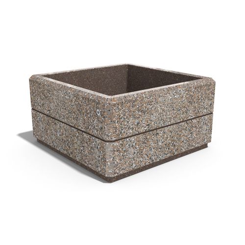 Fiber-reinforced concrete planter - 75 - Encho Enchev - ETE - high-performance concrete / powder-coated steel / marble
