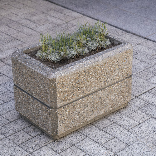 Fiber-reinforced concrete planter - 175 - Encho Enchev - ETE - high-performance concrete / marble / granite