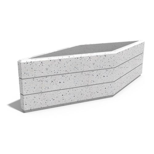 Fiber-reinforced concrete planter - 230 - Encho Enchev - ETE - high-performance concrete / marble / granite