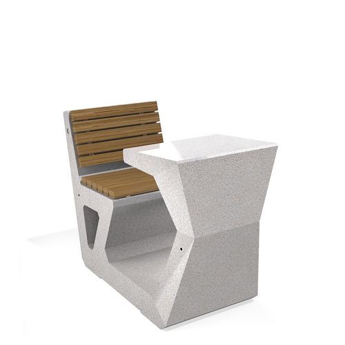 Contemporary table and chair set - 279 - Encho Enchev - ETE - outdoor / iroko / bamboo