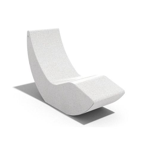 Contemporary sun lounger - 288 - Encho Enchev - ETE - wooden / high-performance concrete / fiber-reinforced concrete