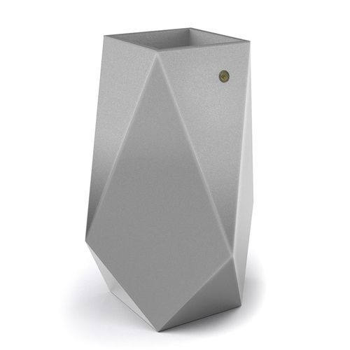 Stainless steel planter - 301 - Encho Enchev - ETE - square / contemporary / for public space