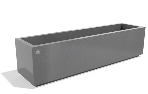 Stainless steel planter - 402 - Encho Enchev - ETE - kindergarten / for walkways / for public pool