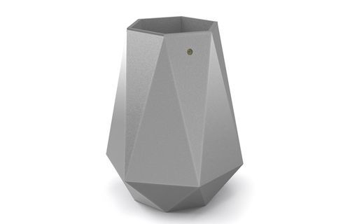 Stainless steel planter - 306 - Encho Enchev - ETE - contemporary / for parking lot / for hotel
