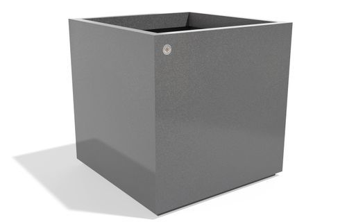 Stainless steel planter - 404 - Encho Enchev - ETE - outdoor / for public pool / for parking lot