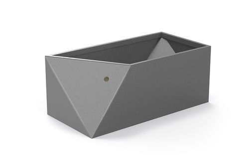 Stainless steel planter - 312 - Encho Enchev - ETE - contemporary / for hotel / for public space