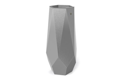 Stainless steel planter - 305 - Encho Enchev - ETE - contemporary / for hotel / for walkways