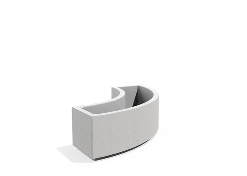 Granite planter - 268-X - Encho Enchev - ETE - fiber-reinforced concrete / reinforced concrete / high-performance concrete