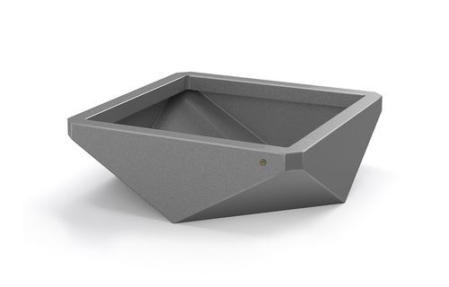 Stainless steel planter - 315 - Encho Enchev - ETE - for playground / for parking lot / kindergarten
