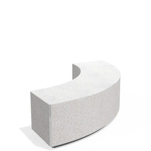 Fiber-reinforced concrete public bench - 268-W - Encho Enchev - ETE - outdoor