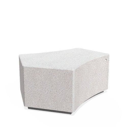 Contemporary public bench - 268-Z1 - Encho Enchev - ETE - marble / reinforced concrete / granite