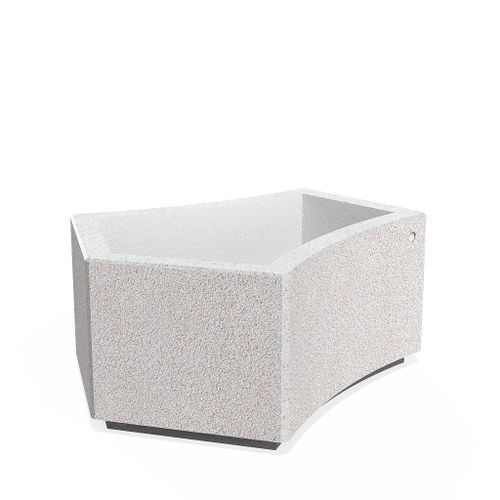 Fiber-reinforced concrete planter - 268-Z2 - Encho Enchev - ETE - granite / reinforced concrete / marble