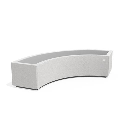 Fiber-reinforced concrete planter - 268-U - Encho Enchev - ETE - reinforced concrete / marble / granite