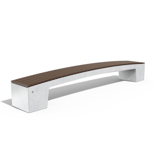 Contemporary garden bench - 337 - Encho Enchev - ETE - fiber-reinforced concrete / granite / stone