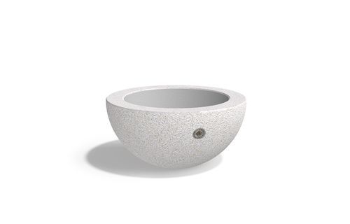 Marble planter - 378 - Encho Enchev - ETE - reinforced concrete / stone / fiber-reinforced concrete