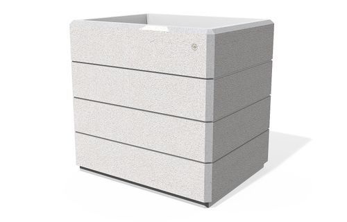 Fiber-reinforced concrete planter - 264 - Encho Enchev - ETE - marble / reinforced concrete / high-performance concrete