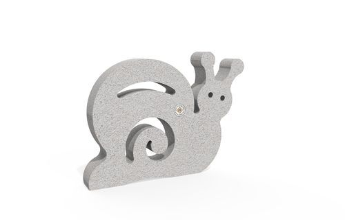 Parking prevention bollard - SNAIL - Encho Enchev - ETE - decorative / reinforced concrete / for playground