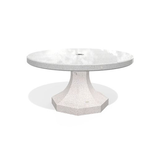 Contemporary table - 434 - Encho Enchev - ETE - fiber-reinforced concrete / round / eco-friendly