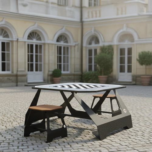Outdoor table shuffleboard - 386 - Encho Enchev - ETE - contemporary / for parking lot / for playground